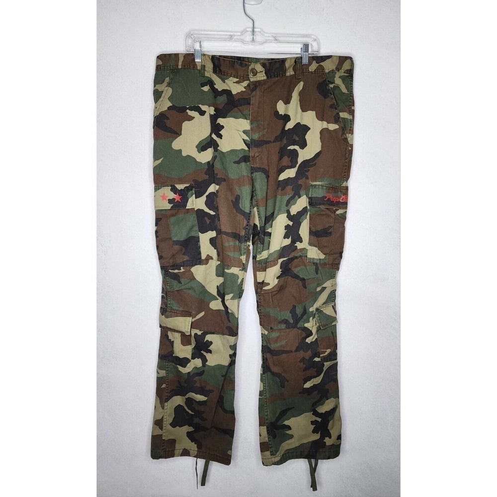 Prep Coterie Supreme Camo Cargo Utility Hunting Pants Men's Size 2XL